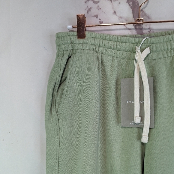 Everlane Sweatpants Light Green The Track Organic Cotton High Rise Jogger - Picture 5 of 12